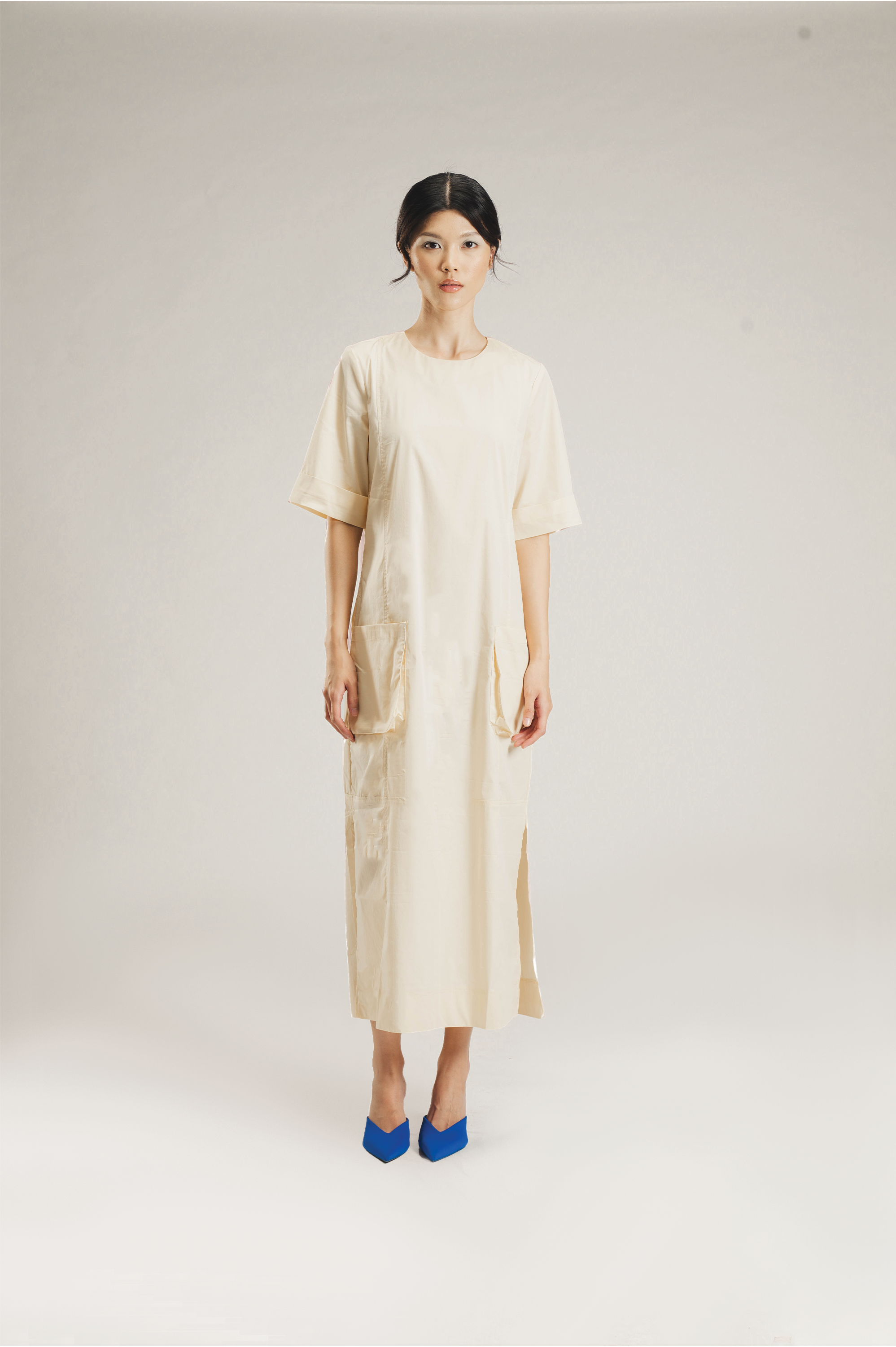 RAINA DRESS BEIGE
