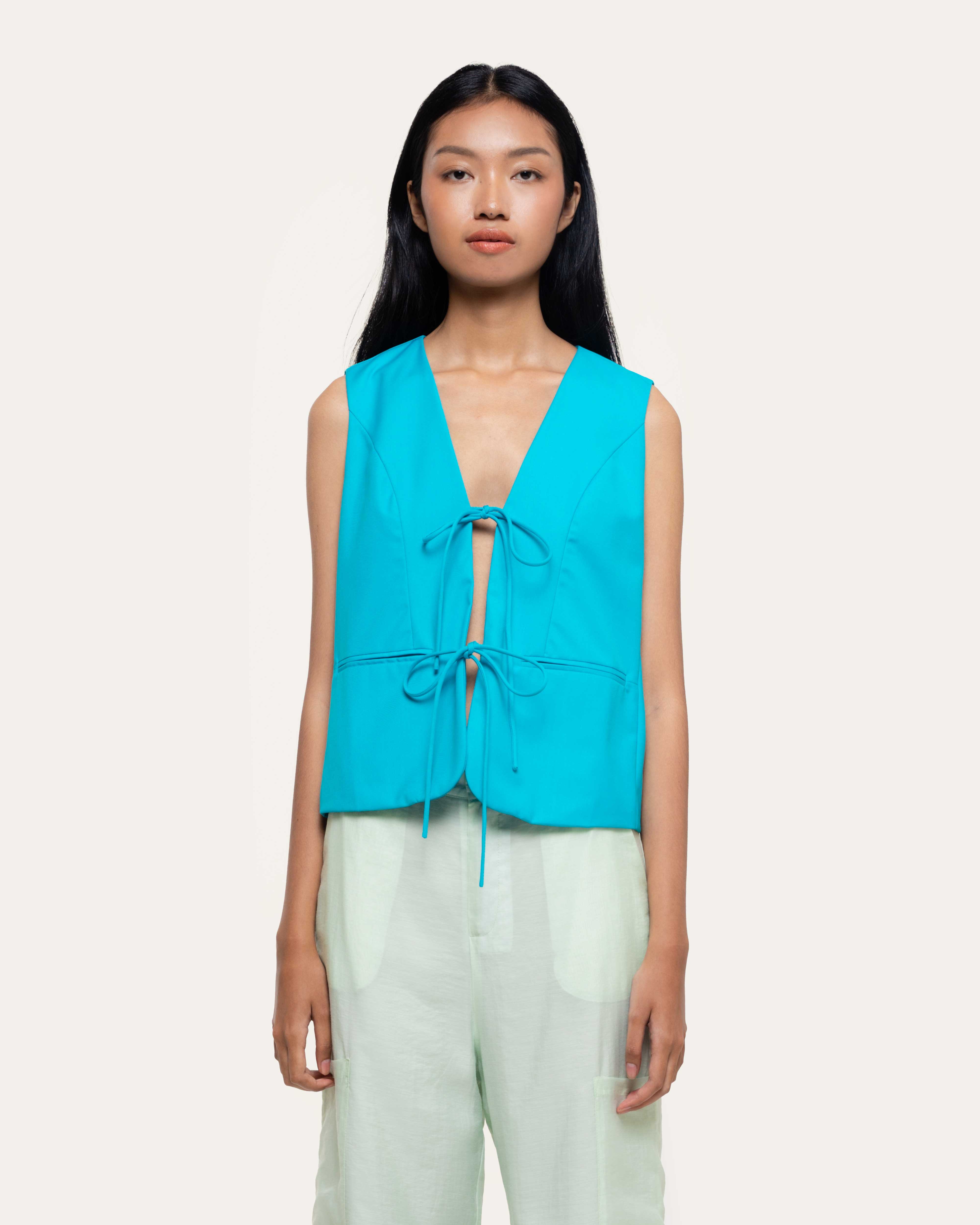 VIVIENNE VEST BLUE